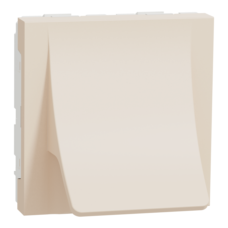 Вивід кабеля, 16А, 2 модулі, бежевий Unica New Studio