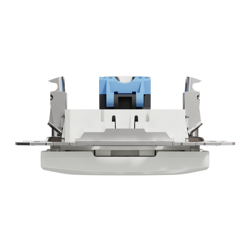 Комп'ютерна розетка, RJ45 CAT6 UTP, Біла, Sedna Design