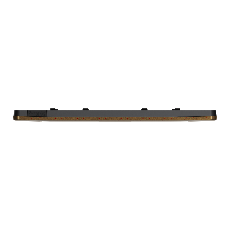 Cover frame, Unica Studio Metal, 2 gangs, copper