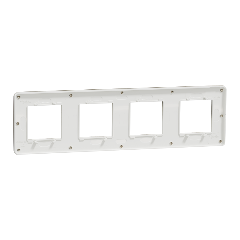 Cover frame, Unica Studio Metal, 4 gangs, bronze