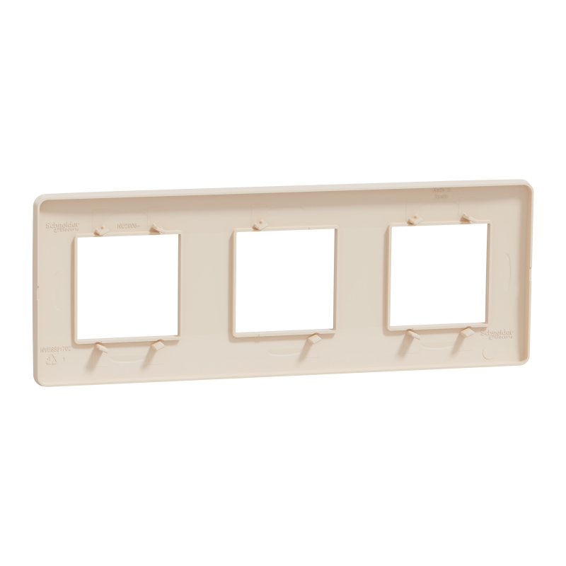 Рамка 3-постова, бежева Unica New Studio