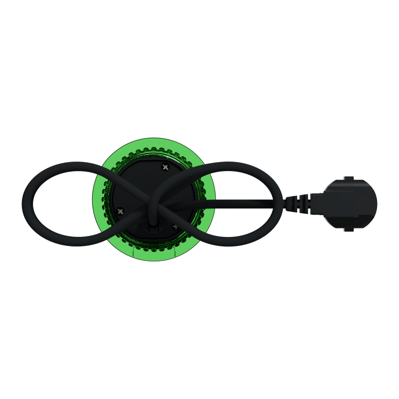Unica system+, Настільний блок XS з розеткою DE та USB типу A, антрацит