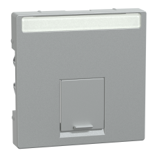 НАКЛАДКА Д/З'ЄДН.МОД.,1 ПОСТ,КОЛІР АЛЮМ.