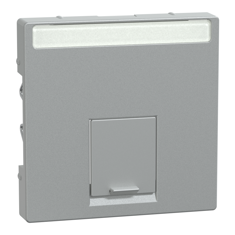 НАКЛАДКА Д/З'ЄДН.МОД.,1 ПОСТ,КОЛІР АЛЮМ.