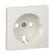 Накладка для розетки з заземленням SysM полярно-білий гл