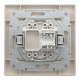РОЗЕТКА КОМП'ЮТЕРНА RJ45 UTP КАТ.6 КРЕМ ASFORA