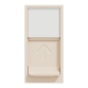 Центральна плата RJ45Keystone/Systimax, 1 модуль, бежева Unica New Studio