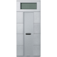 KNX ТЕРМОРЕГУЛЯТОР З ДИСПЛЕЄМ, КІМНАТНИЙ, АЛЮМІНІЙ, SYSTEM M