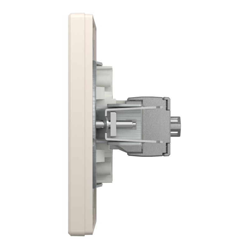 РОЗЕТКА КОМП'ЮТЕРНА RJ45 STP КАТ. 5Е КРЕМ ASFORA