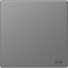 Накладка 1-клавішного вимикача IP44 SysD нержавіюча сталь