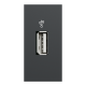 USB-коннектор 1 модуль антрацит
