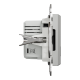 Asfora - double USB charger 2.4 A - aluminium
