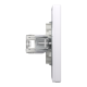 РОЗЕТКА КОМП'ЮТЕРНА RJ45 UTP КАТ.6 ПОДВІЙНА БІЛА ASFORA