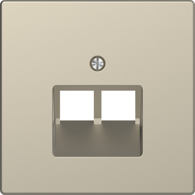 D-Life ЦЕНТР. НАКЛ. для 2*RJ45 САХАРА