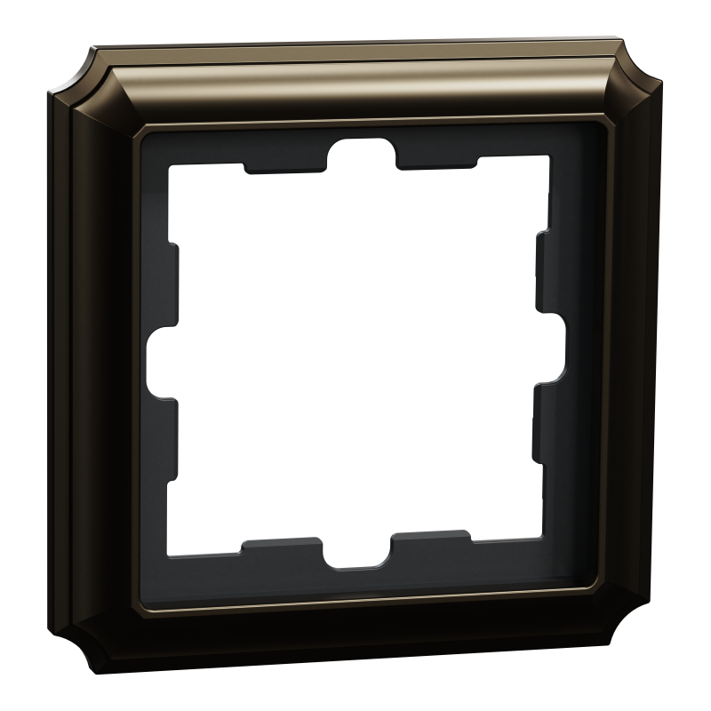 Рамка 1 постова D-Atique, мокко