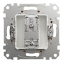 Розетка TV 4DB Cr Sedna Design