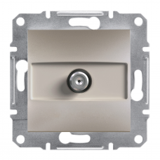 SAT РОЗЕТКА КІНЦЕВА ASFORA БРОНЗА