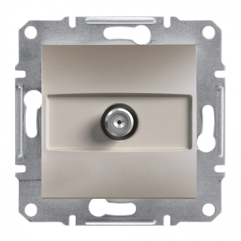 SAT РОЗЕТКА КІНЦЕВА ASFORA БРОНЗА