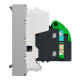 Розетка комп'ютерна RJ45, одинарна категорія 5, UTP, 2 модулі, алюміній