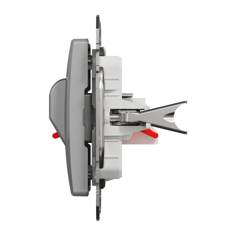 Аудіорозетка Алюміній Sedna Design