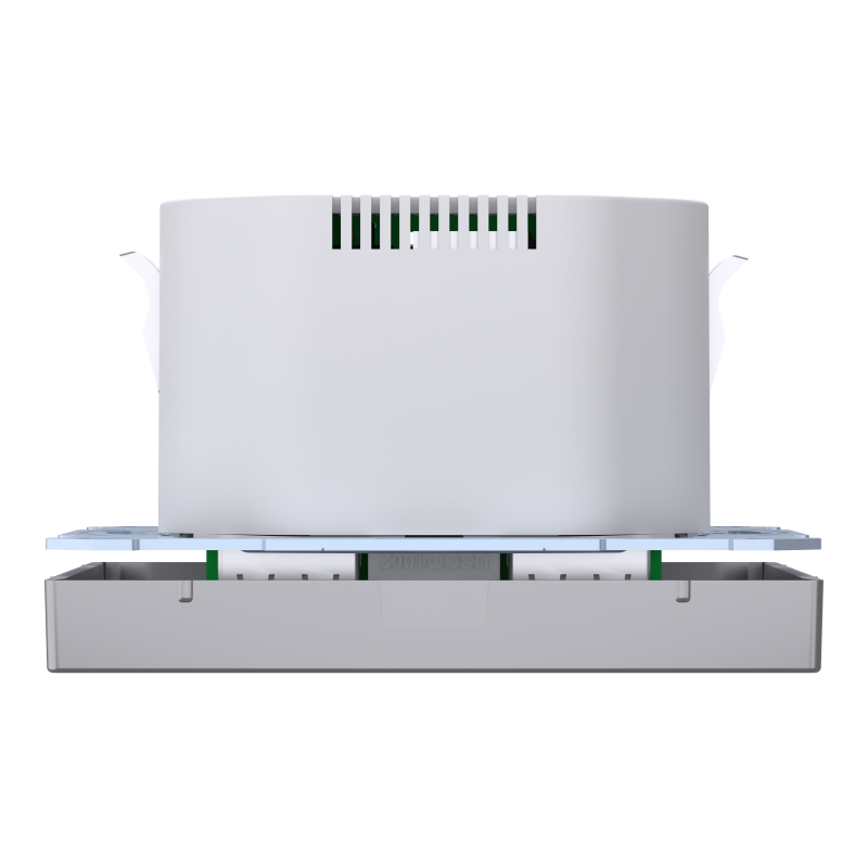 Розетка Schuko з 2 USB 2,4 A Сталь SD