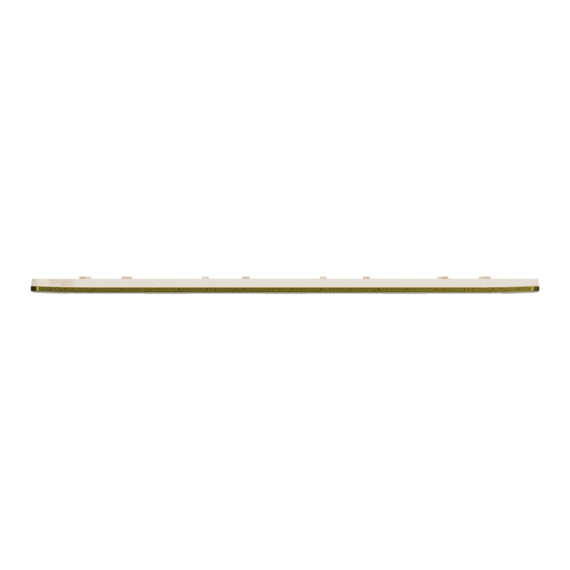 Cover frame, Unica Studio Metal, 4 gang, 4 x 2 modules, gold or beige