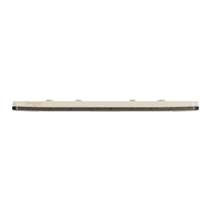 Cover frame, Unica Studio Metal, 2 gang, 2 x 2 modules, bronze or beige