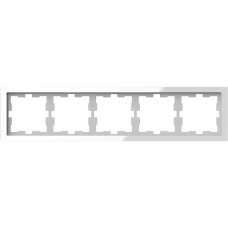 D-Life РАМКА 5-постова БІЛ. КРИСТАЛ