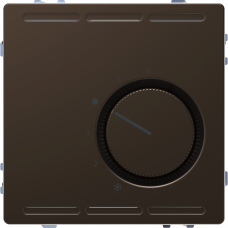 Кімнатний терморегулятор з перемикачем SysD мокко