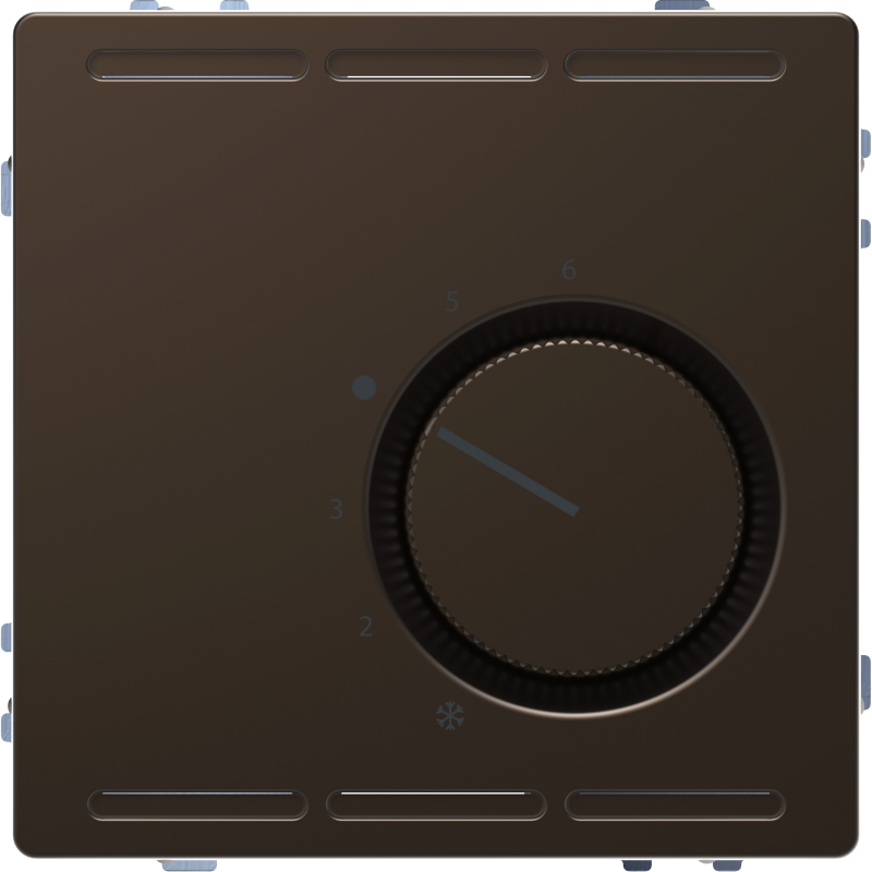 Кімнатний терморегулятор з перемикачем SysD мокко