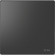 Накладка 1-клавішного вимикача IP44 SysD антрацит