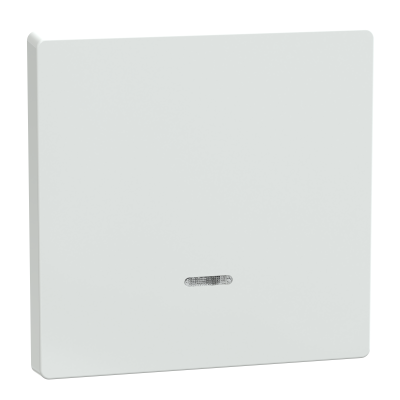 Накладка 1-клавішного вимикача з вікн для підсв SysD білий лотус