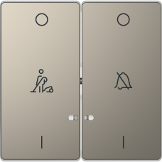 D-Life КЛАВ. 2-на LED дзв/пов. НІКЕЛЬ