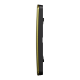 Cover frame, Unica Studio Metal, 3 gangs, gold
