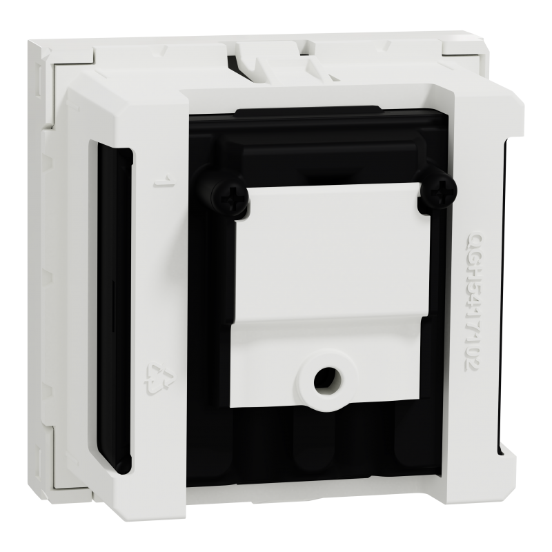 Розетка R-TV SAT одинарна, 2 модулі білий