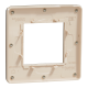 Cover frame, Unica Studio Metal, 1 gang, 1 x 2 modules, bronze or beige