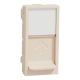 Центральна плата RJ45Keystone/Systimax, 1 модуль, бежева Unica New Studio