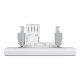 РОЗЕТКА КОМП'ЮТЕРНА RJ45 UTP КАТ.6 БІЛА ASFORA