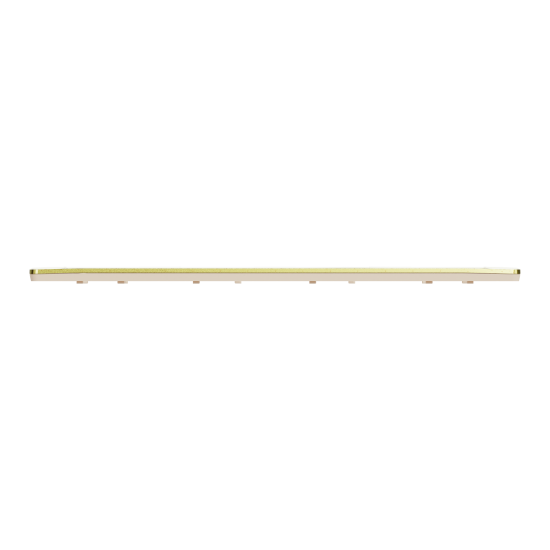Cover frame, Unica Studio Metal, 4 gang, 4 x 2 modules, gold or beige