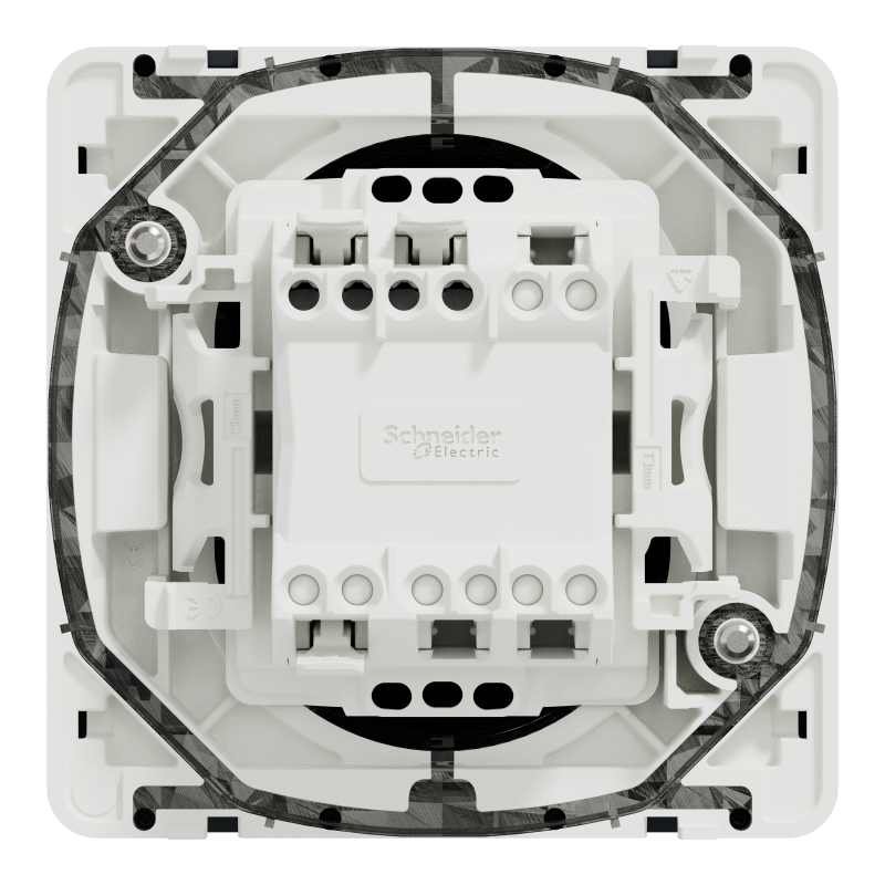Механізм перемикача IP55 Mureva Styl, сх.6, чорний