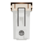 Socket-outlet, New Unica, mechanism, 2P, 10A, European, with shutter, IP3x, glossy, untreated, beige