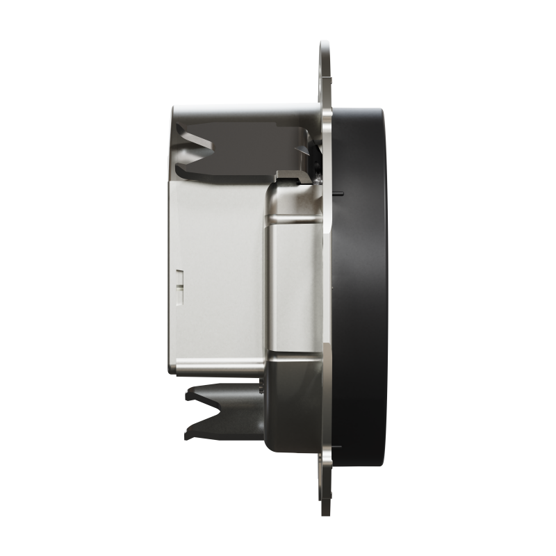 Кінцева TV/R розетка Renova, чорна