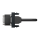 Розетка HD15 female (VGA) 1 модуль антрацит