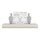 РОЗЕТКА КОМП'ЮТЕРНА RJ45 КАТ. 5Е І ТЕЛЕФОННА РОЗЕТКА RJ12 КРЕМ ASFORA