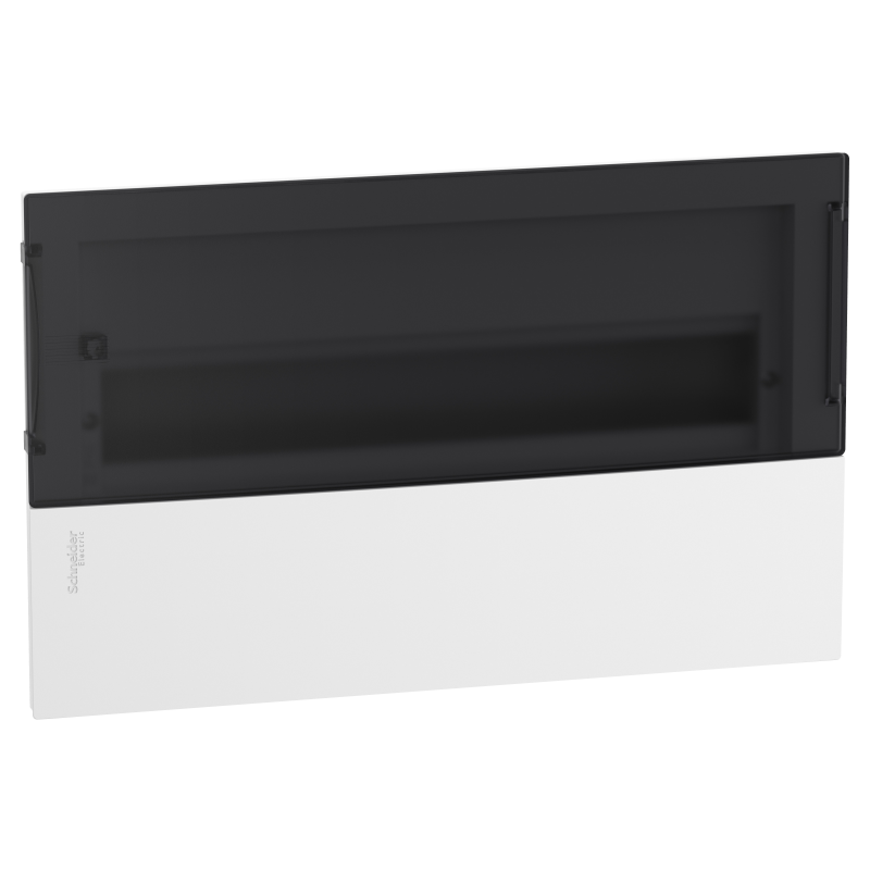 ЩИТ ВРІЗНИЙ Resi9 MP ДИМЧАСТІ ДВЕРІ 2 ШИНИ 1 РЯД 18 МОДУЛІВ