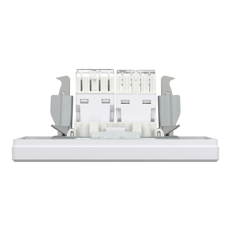 РОЗЕТКА КОМП'ЮТЕРНА RJ45 КАТ. 5Е І ТЕЛЕФОННА РОЗЕТКА RJ12 БІЛА ASFORA