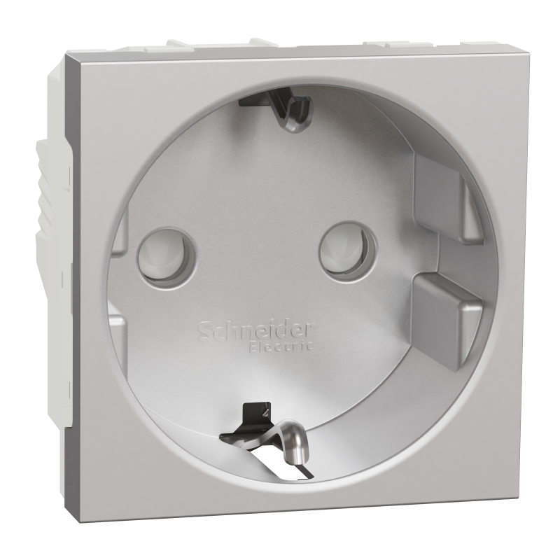 Роз. з з/к з шторк 16А гвинт зажим алюм