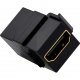 Механізм keystone HDMI (jack/jack) чорний
