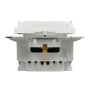 Розетка з заземлення, зі шторками, та з кришкою IP44 Білий Sedna Design