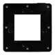Cover frame, Unica Studio Metal, 1 gang, bronze